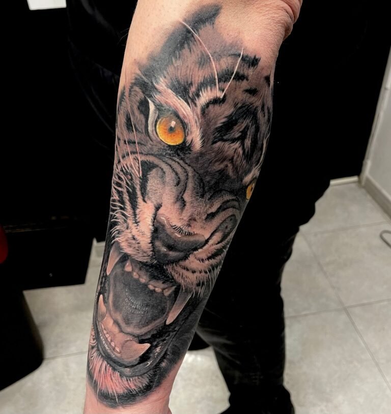 Tatuaje realista hecho en Ink & Blood Mallorca