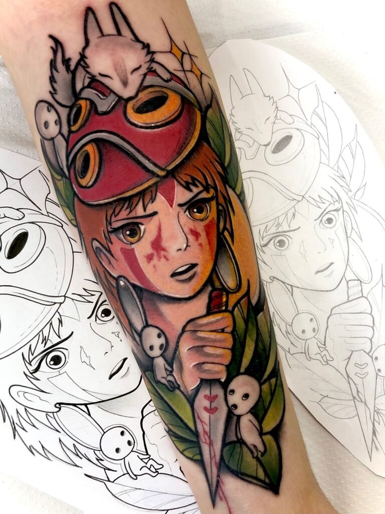 Tatuaje tradicional hecho en Ink & Blood, estudio de tatuajes en Palma de Mallorca