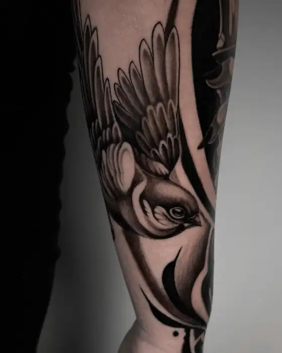 Tatuaje black & grey de Carolina en Ink & Blood, Palma