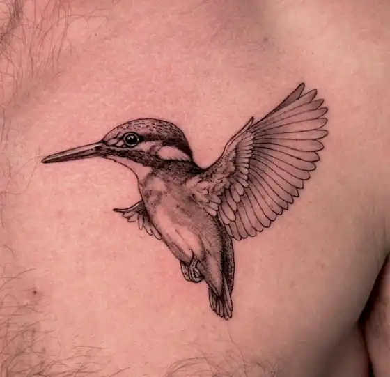 Tatuaje fineline de Floriana en Ink & Blood, Palma