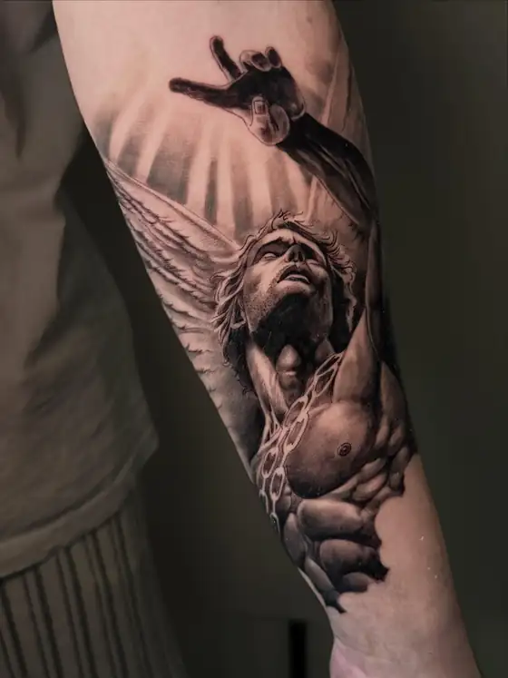 Tatuaje cover up hecho en Ink and Blood, Palma de Mallorca